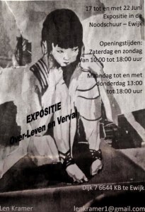 Expositie Over-Leven en Verval - Ewijk - flyer- Len Art - Len Kramer